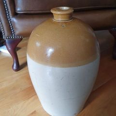 Stoneware Flagon Whisky Pot