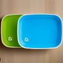 Munchkin Splash Plates 2 Pack With Grip 1 Blue And 1 Green Image 2