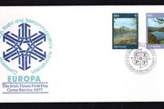 1977 Ireland Europa Commemorative Stamps Illustrated The Irish Times First Day Cover (FDC)
