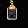 9ct blue sapphire diamond pendant Image 4