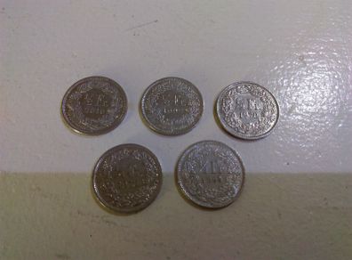 Switzerland 1/2 Franc Coin