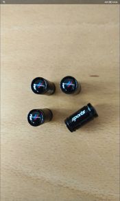 Brand New BMW Sports Performance Metal Dust Caps x4