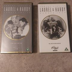Laurel and Hardy VHS Tapes