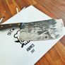Forged for Legends  Cleaver Knife with Viking Art Engraving By Di'Casteel Image 8