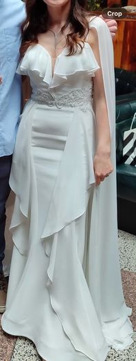 Handmade wedding dress/ Size EU36/S