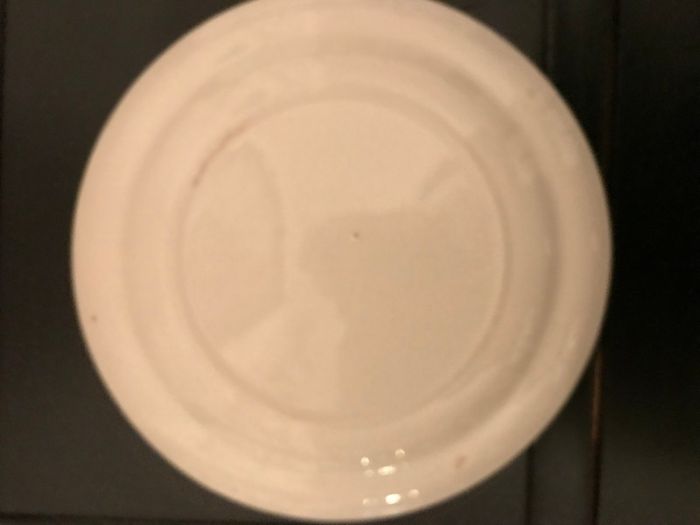 Vintage White Decorative Plate