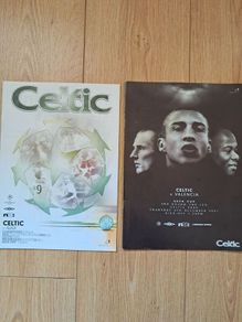 Celtic FC UEFA Programmes X 2