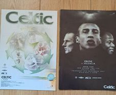 Celtic FC UEFA Programmes X 2