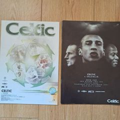 Celtic FC UEFA Programmes X 2