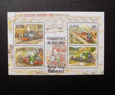 Ireland 1995.MNH.Miniature stamp Sheet.Transport-Narrow Gauge Railways.