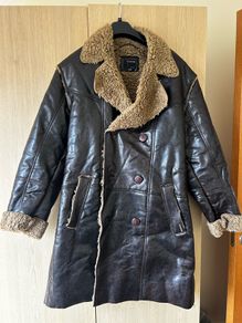 Vintage Faux Leather Coat