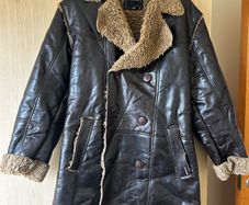 Vintage Faux Leather Coat