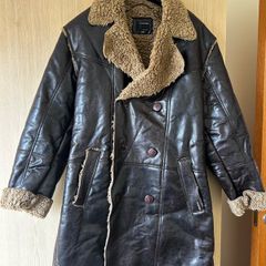 Vintage Faux Leather Coat