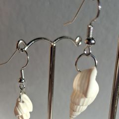 Mini Conch Spiral Shell Earrings