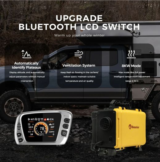 Toolbox style Heater with Power Supply, Timer, Bluetooth App. Latest 2025/2026 model. Silent Pump. (Dublin Stock)