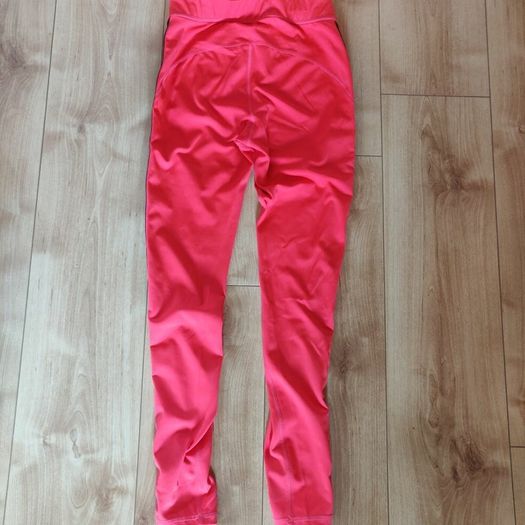 Bright Coral Sports Leggings, size M