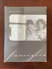 Mamas & Papas Famiglia flat sheet