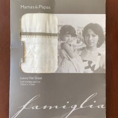 Mamas & Papas Famiglia flat sheet