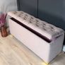 Elegance Boucle Ottoman with Storage 120x40cm Image 2