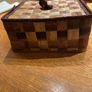 Vintage handmade woven box Image 2