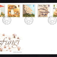 1995 Isle of Man Fungi Commemorative Stamps First Day Cover (FDC)