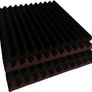 48 Pack Black/burgundy12 X 12"X1" Acoustic Panels Studio Soundproofing Foam Wedge Tiles (FREE POSTAGE) Image 5