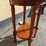 Vintage French Oval Side Table Image 3