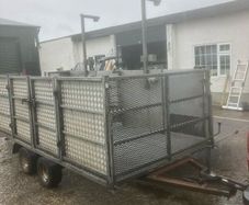 Sheep shearing trailer