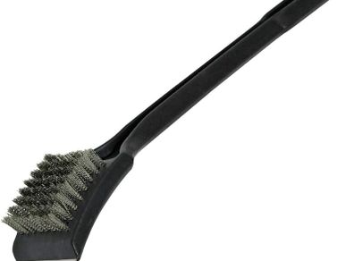 BBQ Barbecue Oven Grill Kitchen Metal Wire Cleaning Brush Scraper Remover Cleaner