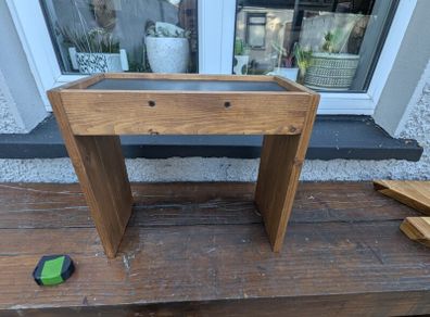 dog bowl stand