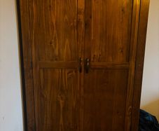 Wardrobe with single deep drawer