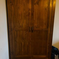 Wardrobe with single deep drawer