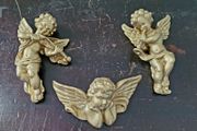 Vintage cherubs x 3