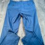Meyer Mens Trousers Roma W38 L32 Blue Cotton Straight Zip Fly Image 9
