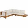 Lounge Sofa Solid Wood like new Image 2