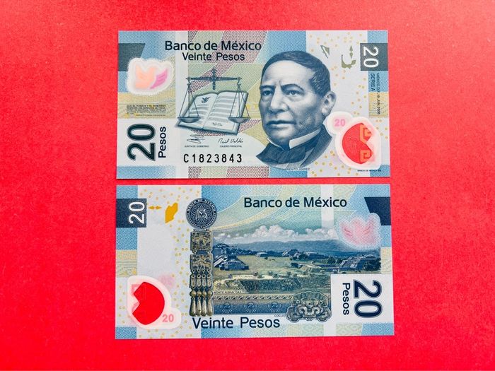 Mexico   20. Pesos.  2006 . PICK  122a. POLYMER. PLASTIC   ( Uncirculated )