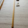 Trinity Wood Modern Oak Curtain Pole Image 2