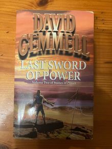 Fantasy book:'Last Sword Of Power' by David Gemmell