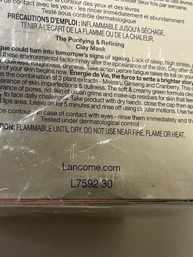 Lancome Purifying Clay Mask