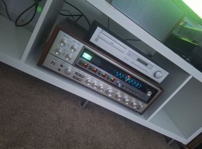 vintage receiver sansui qrx 5500a