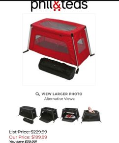 Phil and ted traveller travel cot playpen