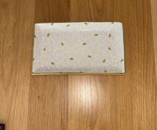Nicholas Mosse Medium White Lawn Rectangular Plate