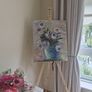 Abstract flowers painting Image 2