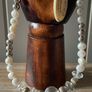 Noriko cultured pearl necklace with sterling silver and crystal beads new Image 10