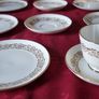 16 Piece Royal Stafford Bone China White With Gold Part Tea Set Made In England Image 9