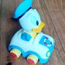 Disney Clementoni Donald Duck Soft Plastic Push n Go Car Image 3