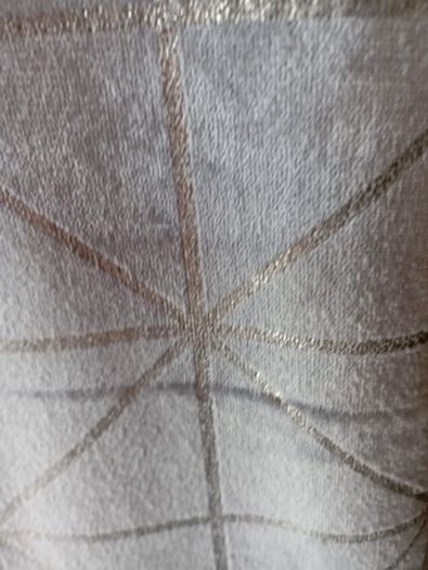 Silver-Grey Velvet Effect Curtains