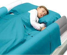 2-Pack Inflatable Bed Bumper for Children - Child Fall Protection, Inflatable Travel Bed Rail, for fold-Away, Single, Double, Queen Size, King Size and Montessori beds