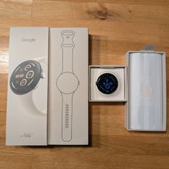 Google Pixel Watch 3, 45mm Wifi, Silver/Porcelain color