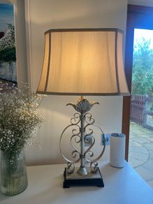 Gold & Cream Table Lamp